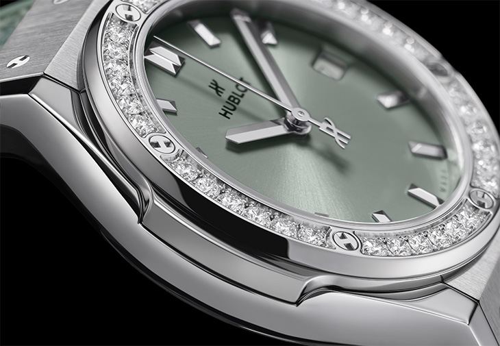 HUBLOT宇舶錶Classic Fusion經典融合系列鼠尾草綠腕錶