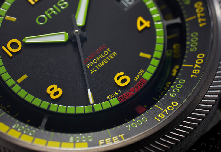 豪利時ORIS x Bamford Mission Control高度測量腕錶