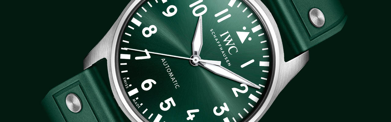 IWC英國「賽車綠」大型飛行員腕錶43