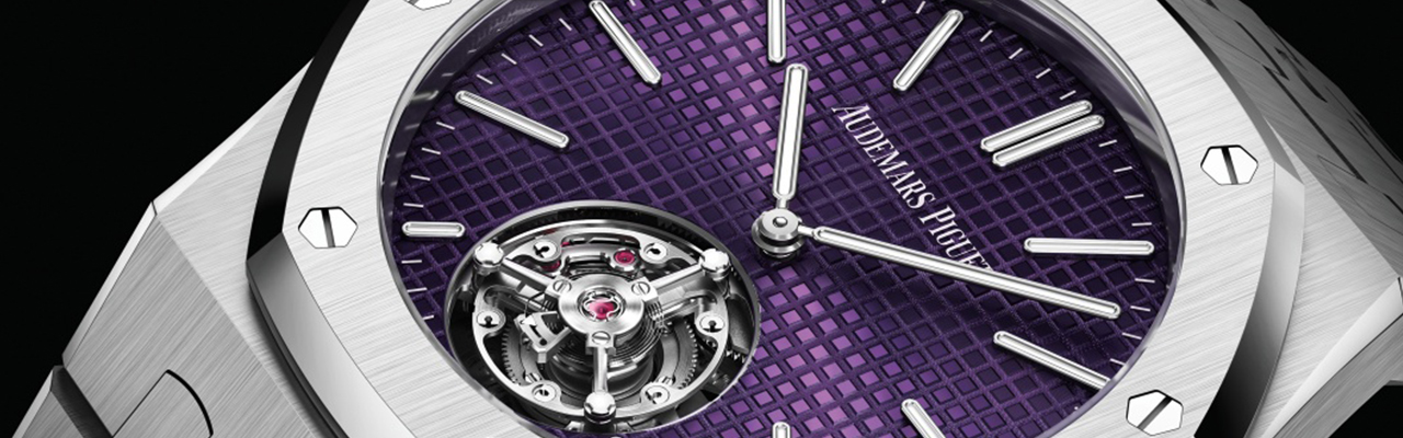 愛彼皇家橡樹系列自動上鍊飛行陀飛輪超薄腕錶RD#3