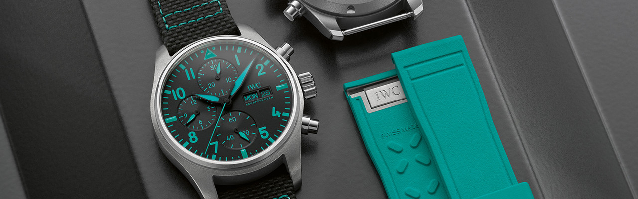 IWC萬國錶飛行員系列計時腕錶41「Mercedes-AMG馬石油Formula One車隊」特別版,邁阿密大獎賽