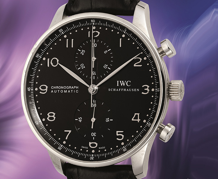 PHILLIPS富藝斯 IWC萬國錶「Portugieser」型號計時腕錶