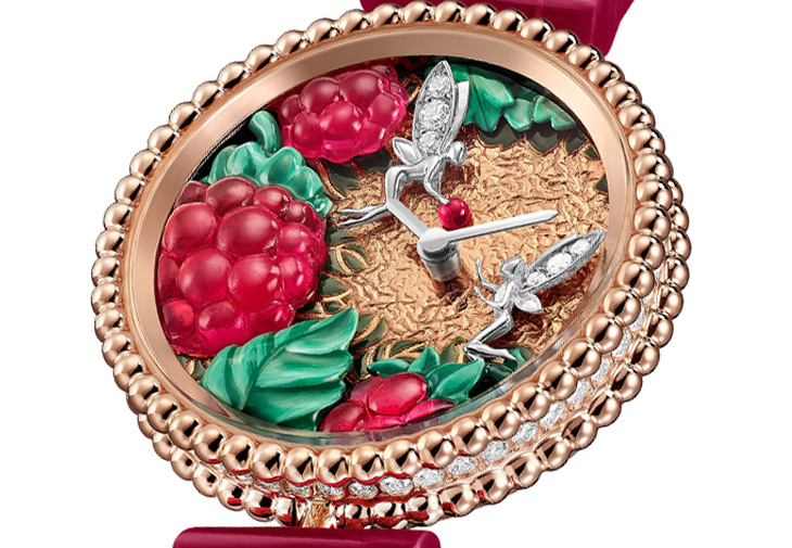 VAN CLEEF & ARPELS梵克雅寶Perlée系列工藝腕錶