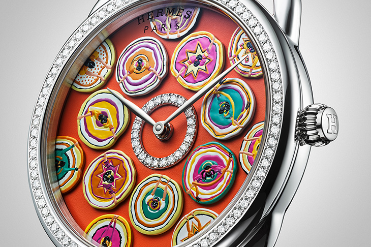時間在錶盤上翩翩起舞 愛馬仕Arceau Belles du Mexique工藝腕錶