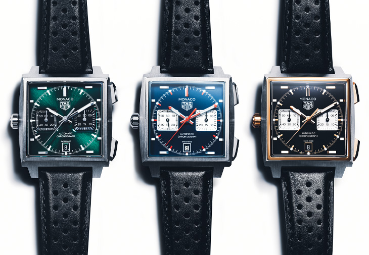 TAG HEUER泰格豪雅Monaco系列左冠計時腕錶