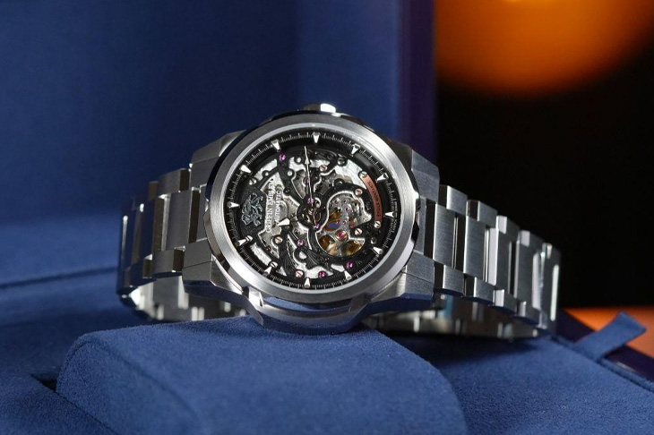 精鋼稜角輝映北斗七星／法國GRIFFIN EMBLEM  Etoile Montante 星空鏤空機械錶