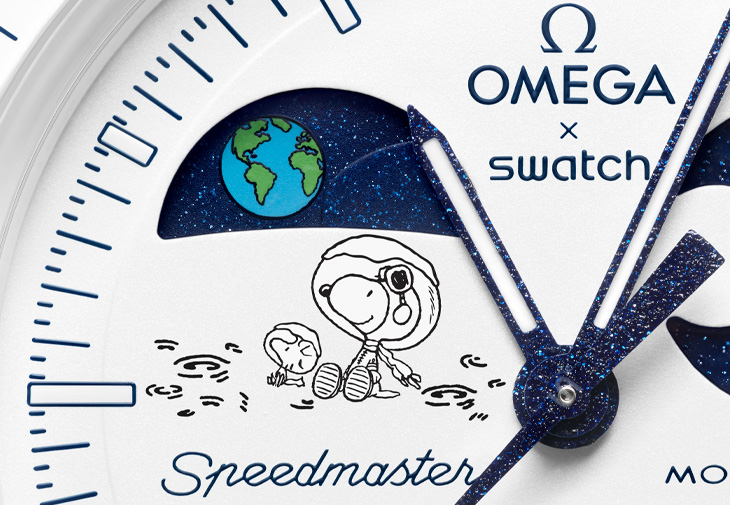 SWATCH × OMEGA Bioceramic MoonSwatch Mission To Earthphase MoonSwatch「Cold Moon」