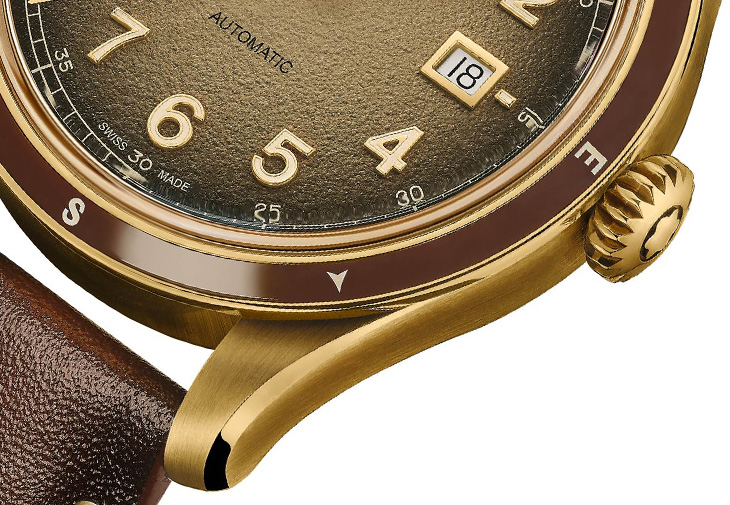 MONTBLANC萬寶龍1858系列日期顯示自動腕錶