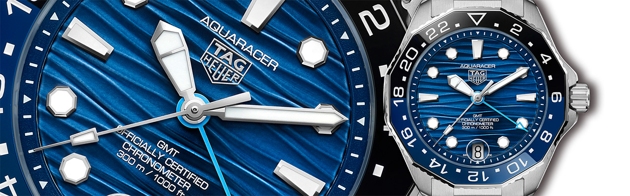 TAG HEUER泰格豪雅Aquaracer Professional 300 GMT