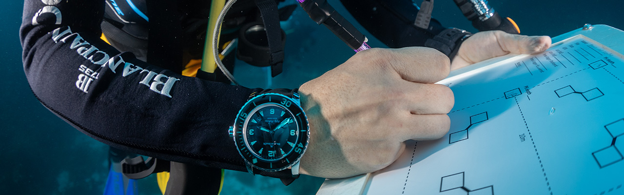 Blancpain在世界首款潛水腕錶Fifty Fathoms五十噚腕錶70周年開始展開海洋保護計畫