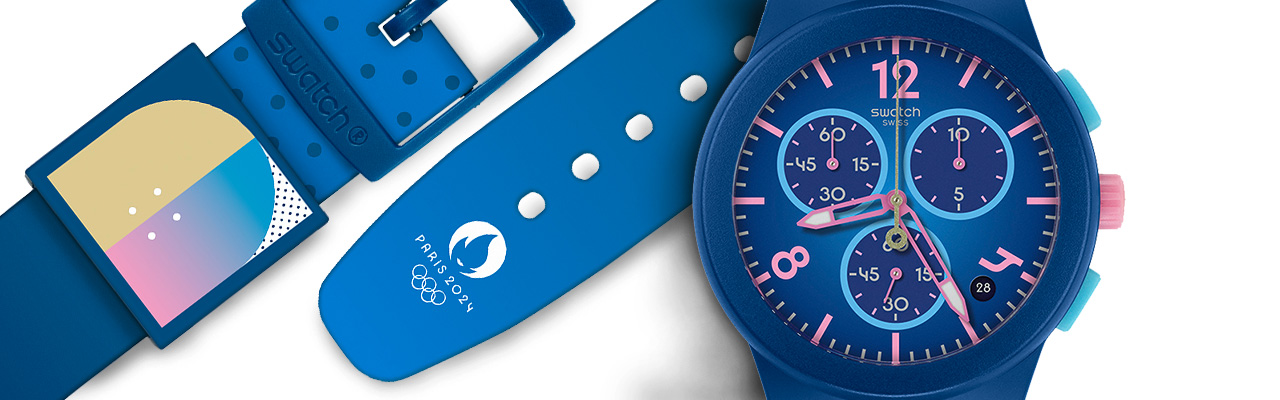 SWATCH Olympic Games Paris 2024系列腕錶