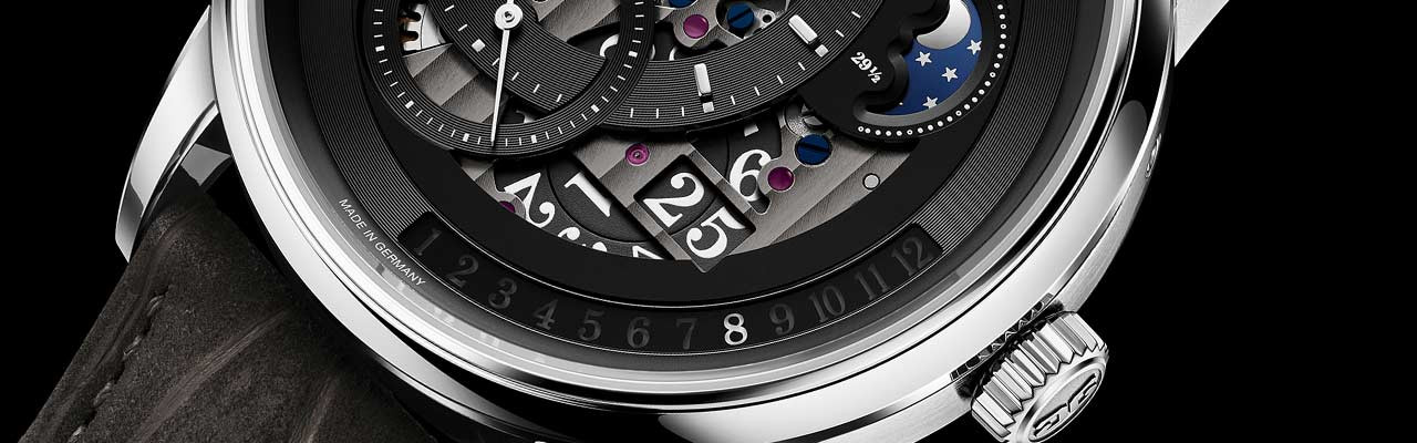 格拉蘇蒂原創偏心年曆腕錶GLASHÜTTE ORIGINAL PanoMaticCalendar