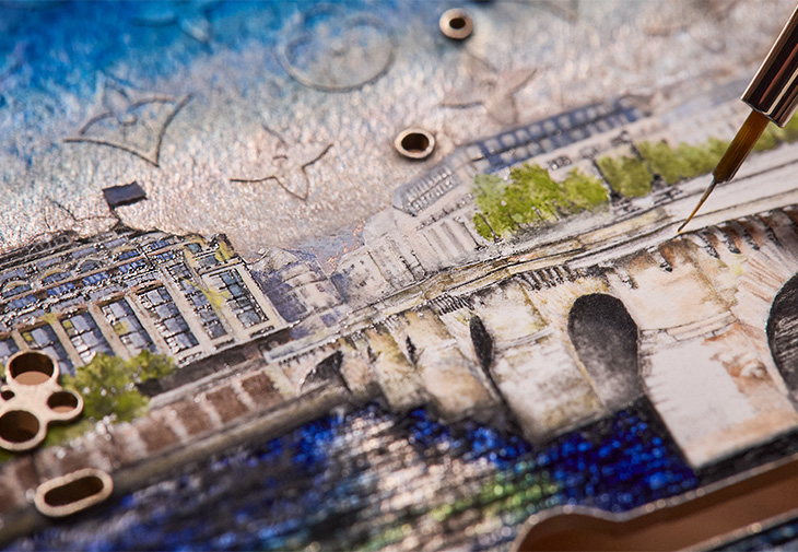路易威登LOUIS VUITTON Escales autour du Monde系列 Escale au Pont-Neuf懷錶