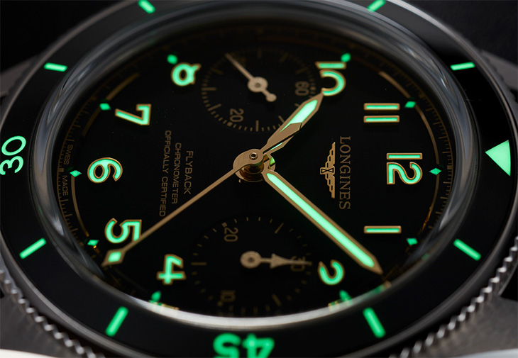 LONGINES浪琴表Spirit Pilot Flyback手上鍊飛返計時腕錶