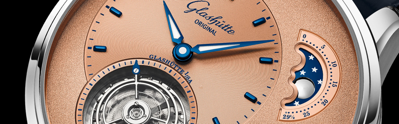 Glashütte Original格拉蘇蒂原創偏心PanoLunarTourbillon偏心月相陀飛輪腕錶