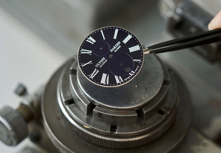 雅典航海系列領航者大明火琺瑯陀飛輪腕錶