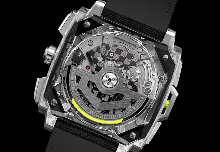 泰格豪雅TAG Heuer Monaco前衛鈦金屬雙追針計時腕錶