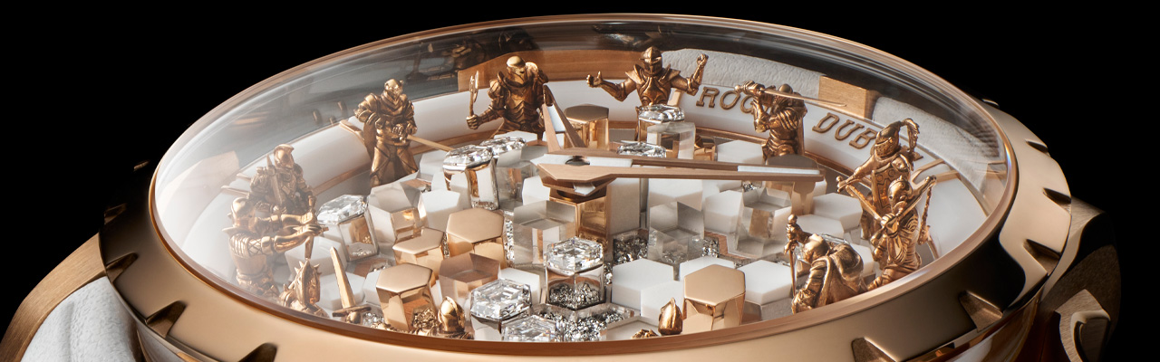 ROGER DUBUIS羅杰杜彼Excalibur Knights of the Round Table–The Enchanter Merlin圓桌騎士系列魔法師梅林限量腕錶