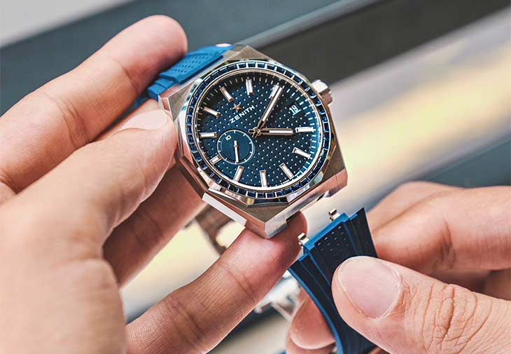 真力時ZENITH Defy Skyline專賣店限定款藍寶石錶圈