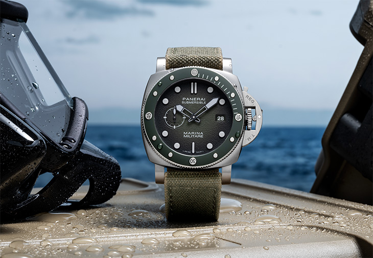 PANERAI沛納海Submersible Marina Militare腕錶