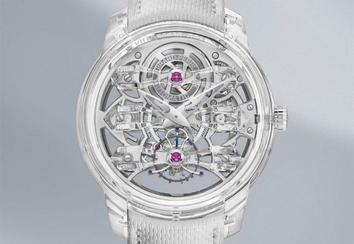 GIRARD-PERREGAUX芝柏表Quasar Light三金橋陀飛輪腕錶