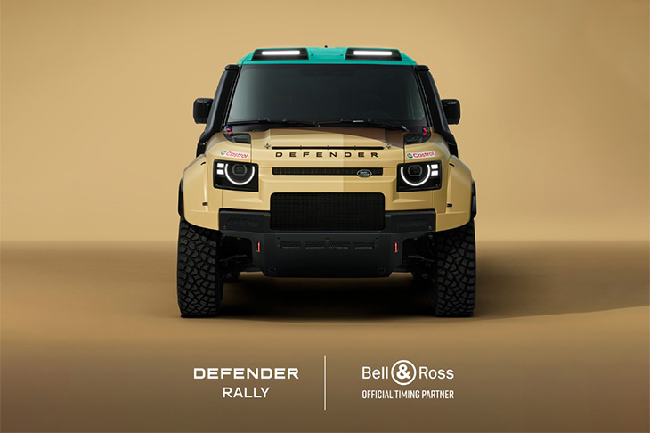 BELL & ROSS擔任達卡拉力賽車隊Defender Rally官方計時