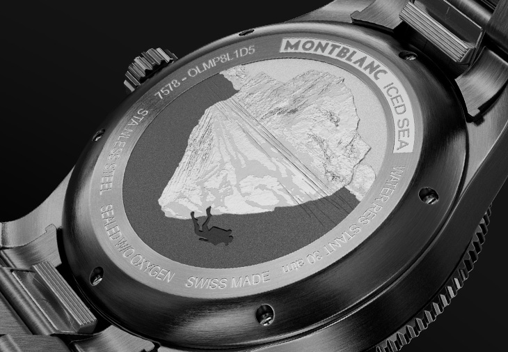 MONTBLAN萬寶龍Iced Sea系列日期顯示自動零氧腕錶