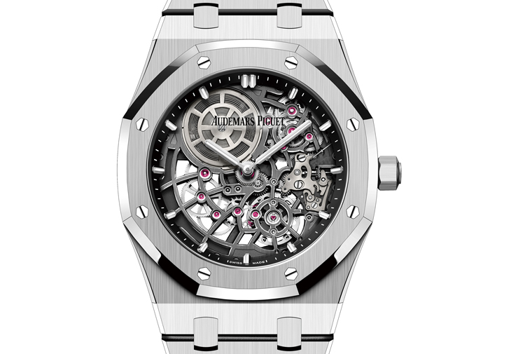 皇家橡樹「JUMBO」超薄鏤空腕錶