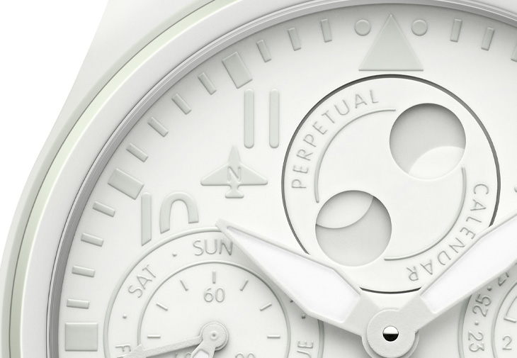 IWC萬國錶大型飛行員Ceralume®夜光陶瓷萬年曆腕錶