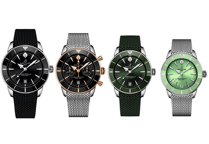 BREITLING百年靈Superocean Heritage系列錶款