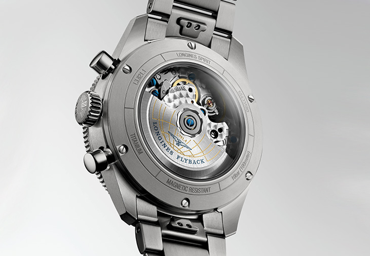 浪琴表LONGINES Spirit Flyback先行者系列飛返計時鈦金屬腕錶