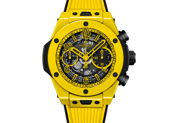 HUBLOT宇舶表Big Bang UNICO 黃陶瓷腕錶