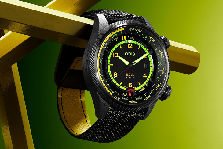 錶壇唯一高度計自動錶！ORIS x Bamford Mission Control高度測量腕錶