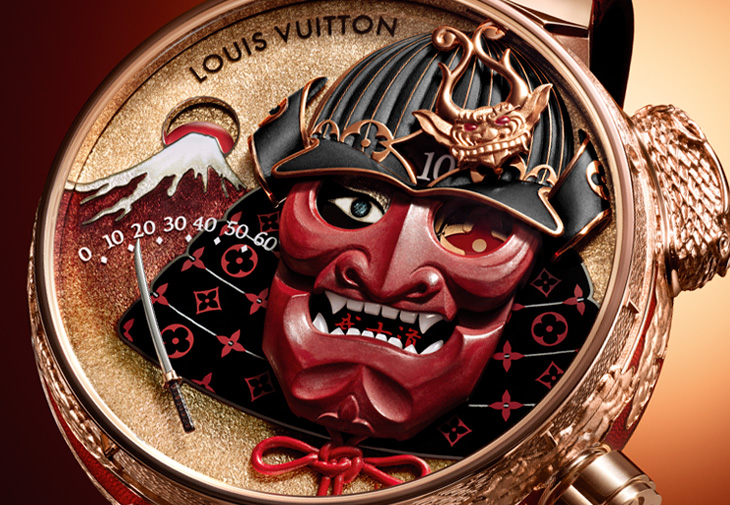 LOUIS VUITTON路易威登Tambour Bushido Automata腕錶