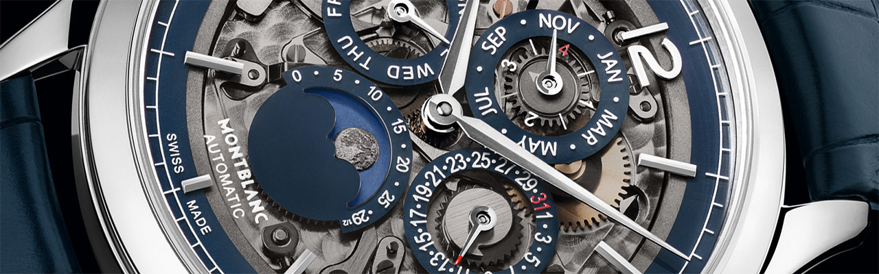 萬寶龍MONTBLANC傳承精密計時系列萬年曆腕錶