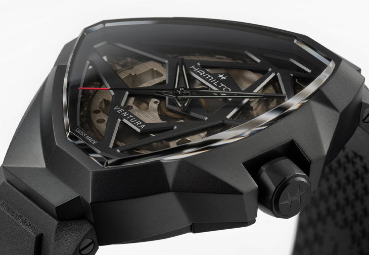 HAMILTON漢米爾頓Ventura探險系列Edge鏤空腕錶