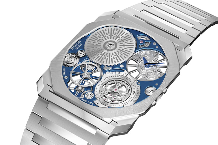 全球最薄陀飛輪再進化！寶格麗Octo Finissimo Ultra Tourbillon Platinum超薄鉑金陀飛輪腕錶