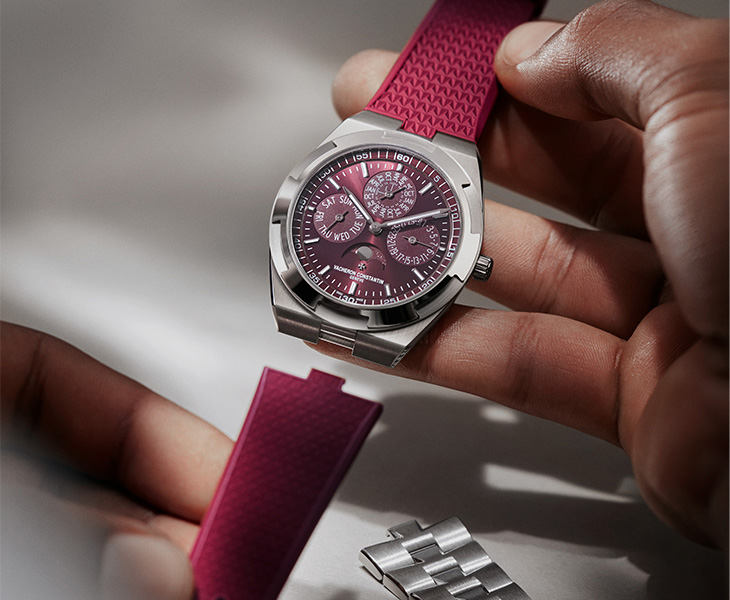 江詩丹頓Overseas系列超薄萬年曆腕錶