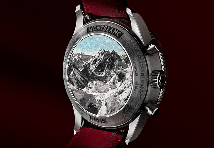 MONTBLANC萬寶龍1858系列Geosphere世界時間計時零氧腕錶限量款