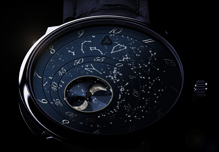 TRILOBE Les Matinaux系列L’Heure Exquise月相腕錶