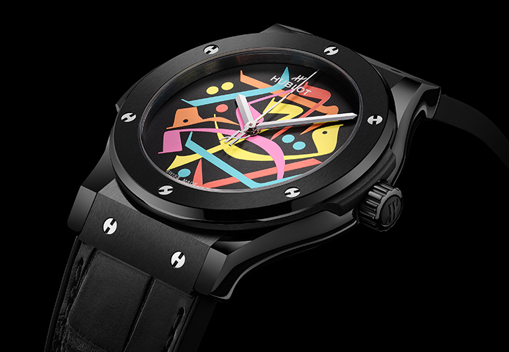 HUBLOT宇舶經典融合魔力黑陶瓷杜拜特別款