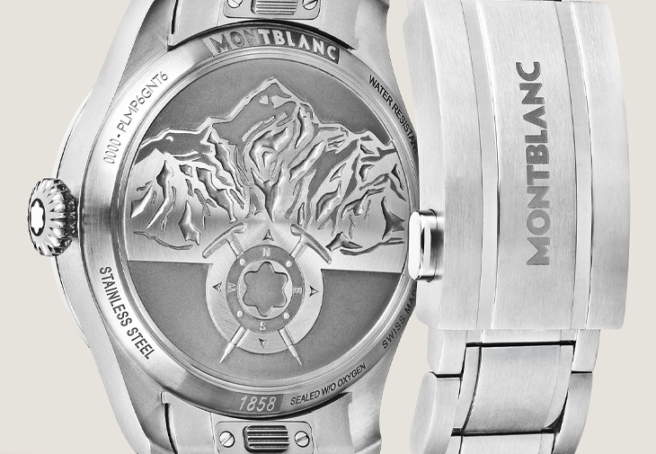 MONTBLANC萬寶龍1858系列小秒針零氧腕錶