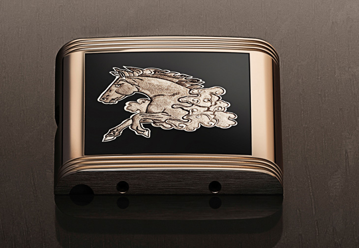JAEGER-LECOULTRE積家Reverso Tribute Enamel ‘Horse’翻轉系列馬年特別版腕錶