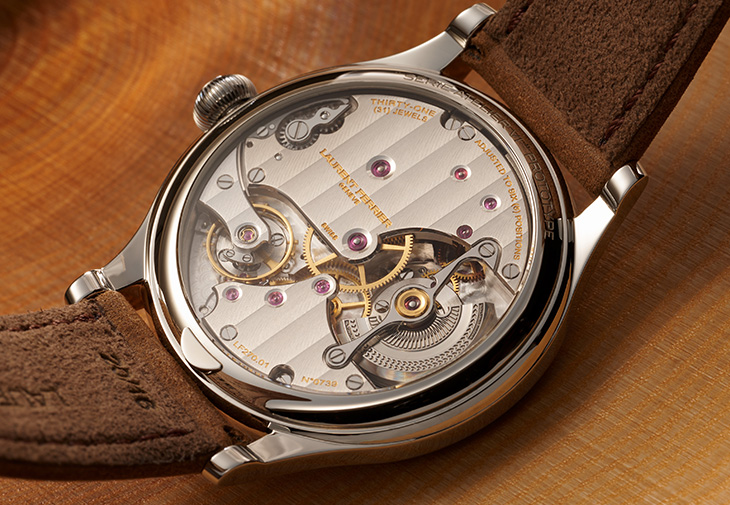 LAURENT FERRIER羅倫斐Classic Auto Sandstone日期自動腕錶