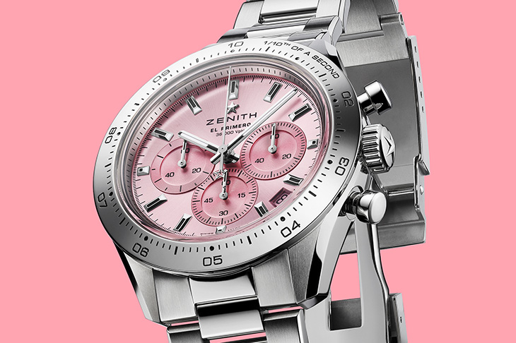 真力時ZENITH Chronomaster Sport Pink粉紅計時腕錶