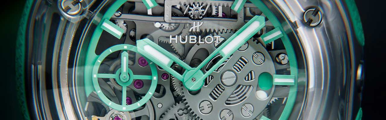 HUBLOT宇舶Arsham Droplet鈦晶懷錶