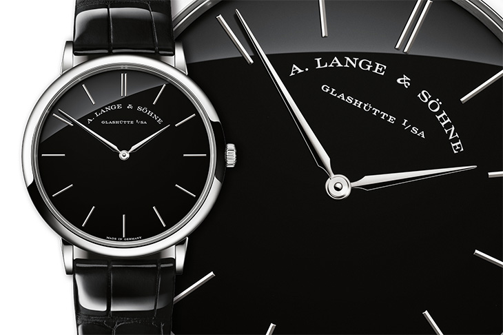 A. LANGE & SÖHNE朗格Saxonia Thin鉑金950限量腕錶