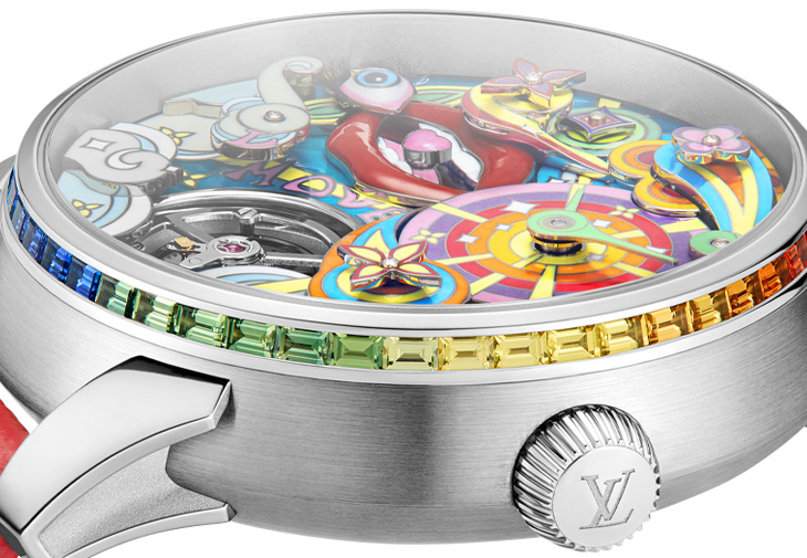 LOUIS VUITTON路易威登Tambour Taiko Arty Automata自動人偶腕錶
