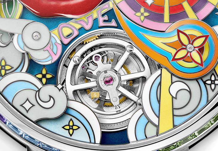 LOUIS VUITTON路易威登Tambour Taiko Arty Automata自動人偶腕錶