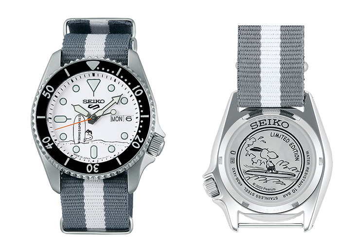 SEIKO 5 Sports 55周年 x PEANUTS紀念錶款SRPK25K1
